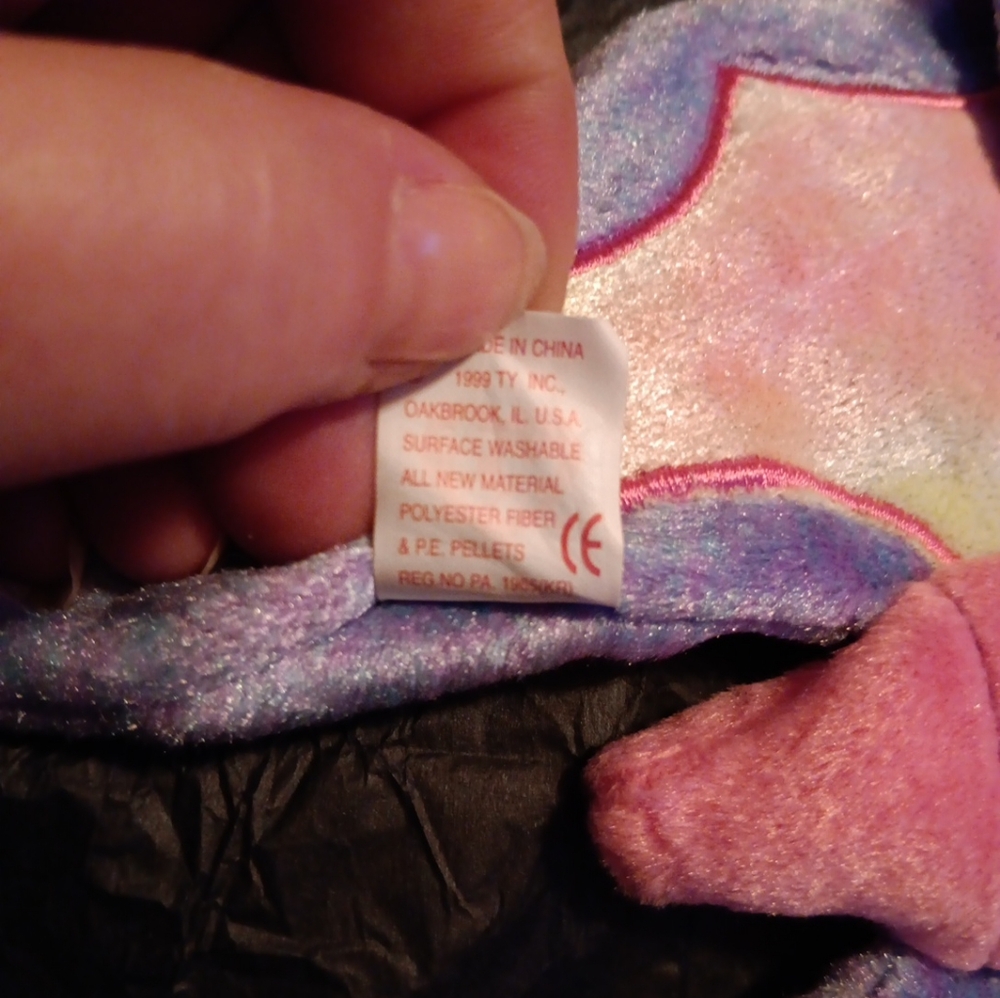 NWT TY BEANIE BABIES FLITTER & GLOW - Picture 6 of 10